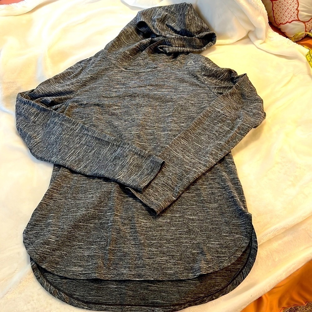 Reebok // Hooded Athletic Long Sleeve Tee